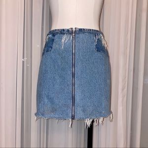 Re/Done Denim Skirt NWOT Size 26